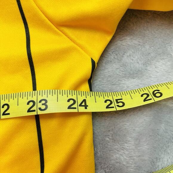 Olympus Official Sports Soccer Referee Jerseys (2) Size XL Blue Yellow Stripe - Picture 10 of 14